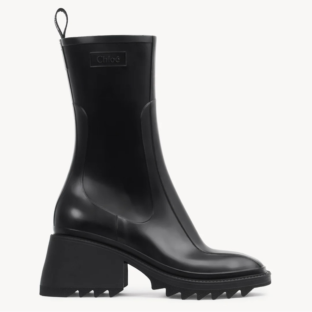 Chlo Black Betty Boots In Size 40